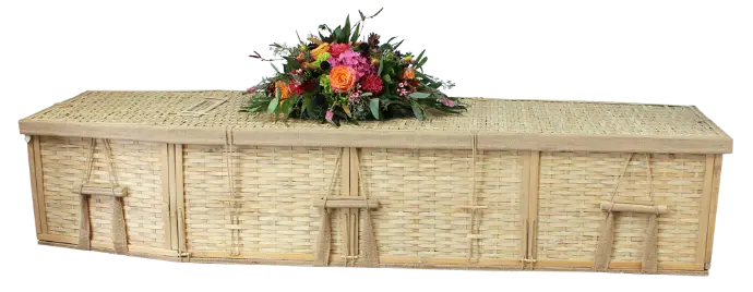 Kent, 6-Point Bamboo Coffin