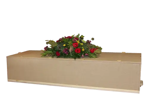 [JUTE-CKCC-63] Simple Jute Cremation Container (6'3")