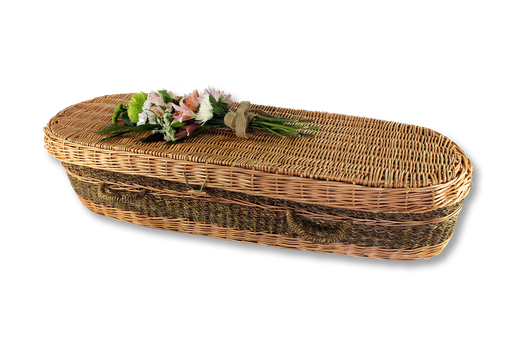 [SEA-CK-24] Child Suffolk, Seagrass Casket (Child 24")