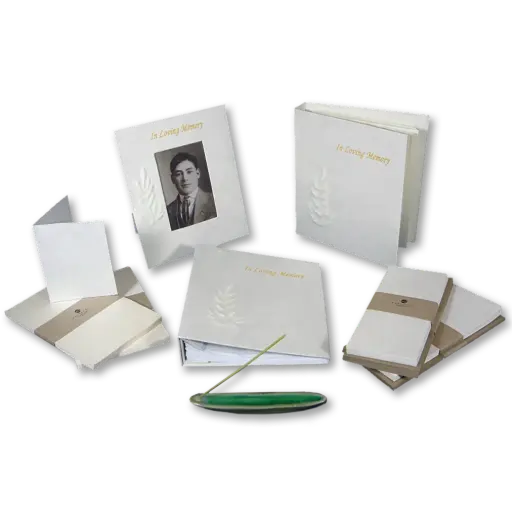 [STN-SET-FRN] Memorial Stationery Set (Fern)