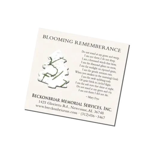 [41BSC-Tree] Blooming Small Card |100 Pack| (Tree)