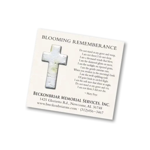 [41BSC-Cross] Blooming Small Card (Cross)