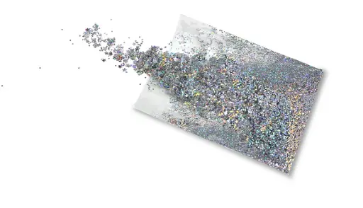 [BGCSTLG] Biodegradable Glitter: Chunky Star Mix (Large)