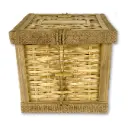 Woven Bamboo Urn
