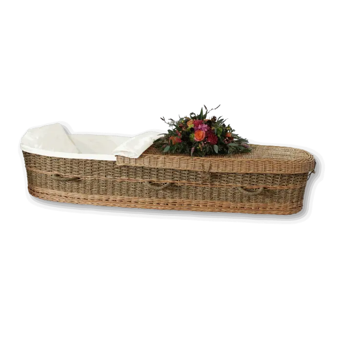 3/4 Lid, Seagrass Casket