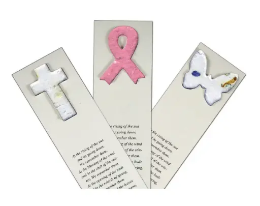 [41BB-41PRM] Blooming Bookmark (Pink Ribbon)