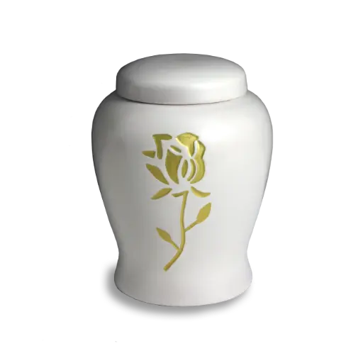 Comfort Urn |Floral| (Gold)