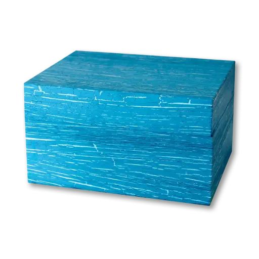 [418FB] Chest Earthurn® |Large| (Blue with Flowers)