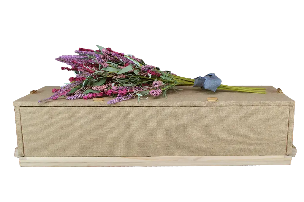 Child Simple Jute Cremation Container