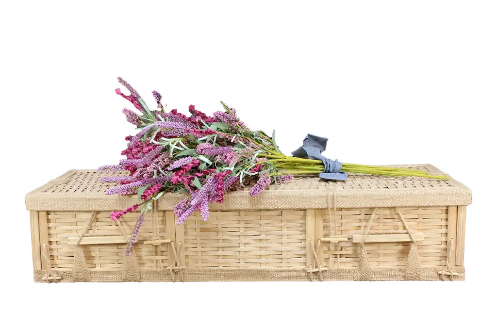 Child 4-Point Bamboo Casket