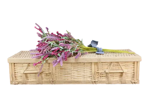 [BAM-CK4PT-36] Child 4-Point Bamboo Casket